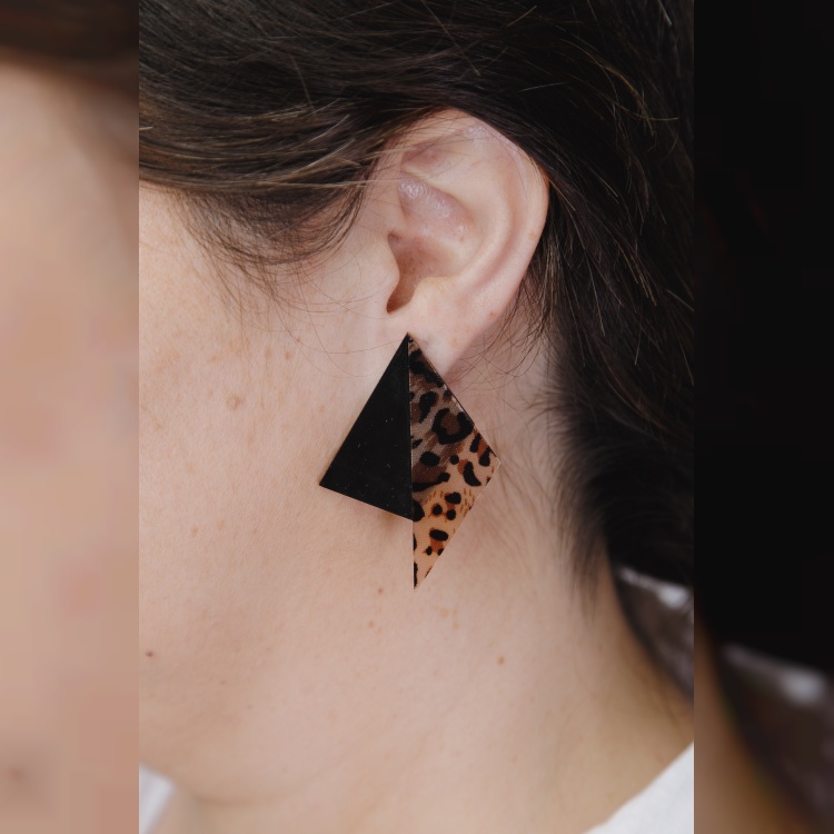brinco trim animal print
