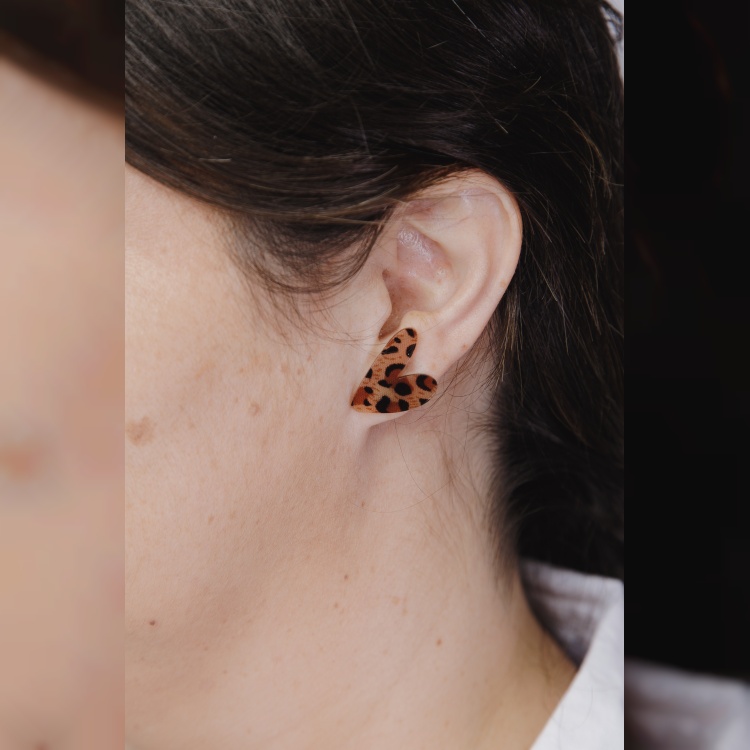 brinco amma animal print