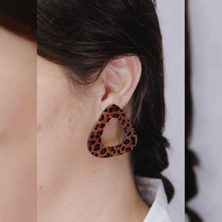 brinco coat animal print